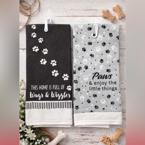 2 DOG 🐶 KITCHEN TOWELS 🐾